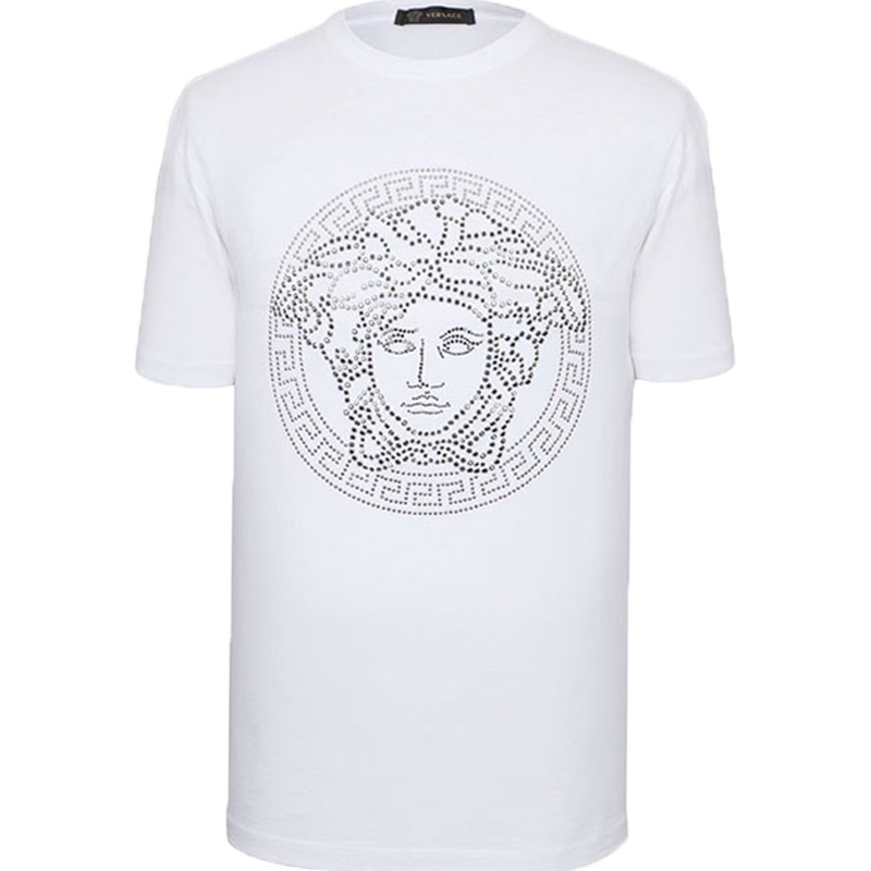 Versace 范思哲 男士美杜莎头像棉质短袖T恤衫 A78902 A224620