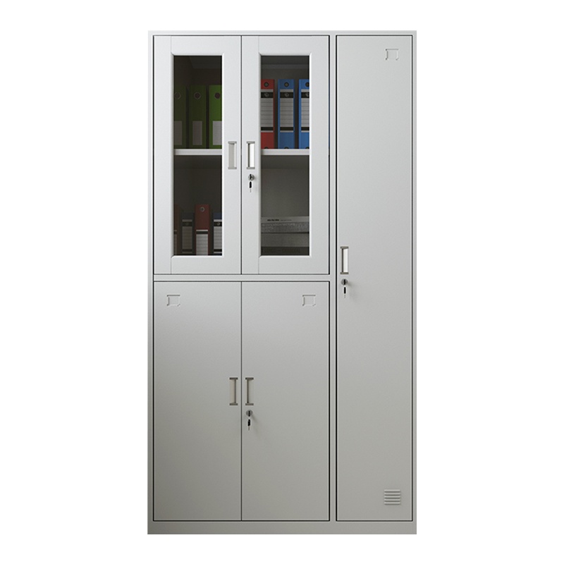 铭威盾钢制更衣柜员工储物柜鞋柜医院办公室五门文件柜存衣柜带锁铁皮柜