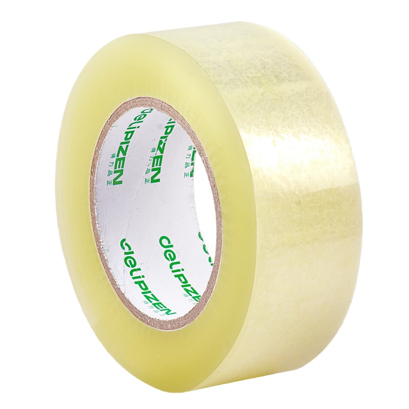 得力透明胶带封箱胶带快递封口布不断粘性强打包胶带纸胶带 33119 5卷装(45mm*100m)