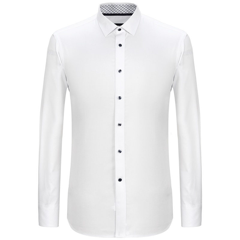 Youngor/雅戈尔秋季新品男士商务正装白色DP免烫长袖衬衫232BFY