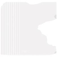 [精选]广博P0001 L型A4文件夹/资料夹/透明文件套(240个价格)