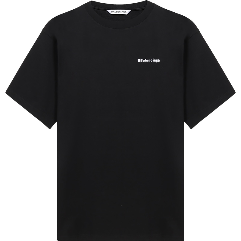 BALENCIAGA 巴黎世家 女士棉质超大号圆领短袖T恤 641655 TJV87
