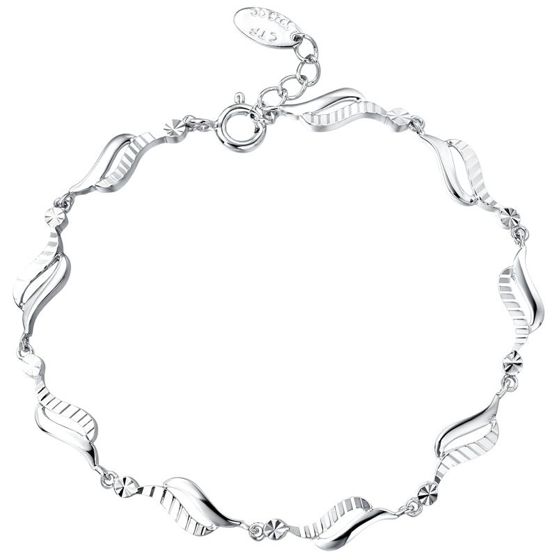 schl-精品周大福珠宝首饰时尚优雅925银手链_1