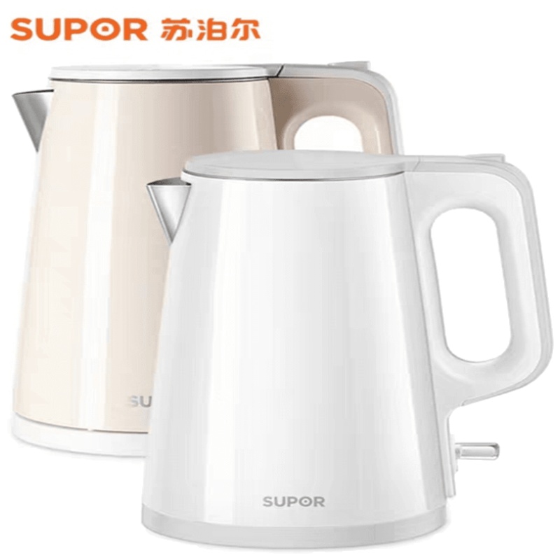 苏泊尔电热水壶家用保温电水壶不锈钢正品电热自动断电烧水壶