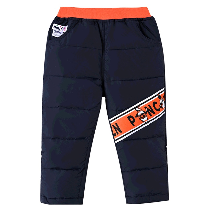 铅笔俱乐部童装2019冬季新款男童羽绒裤小童保暖长裤儿童羽绒裤子