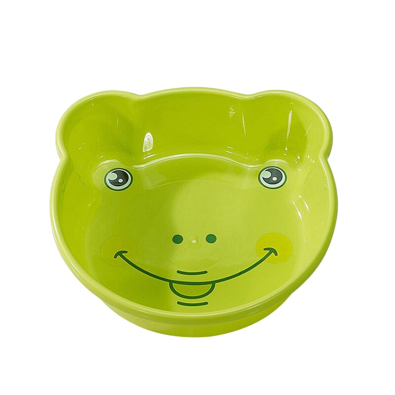 茶花卡通母婴幼儿童洗脸盆加厚塑料盆新生儿宝宝脸盆 03441K(绿色)