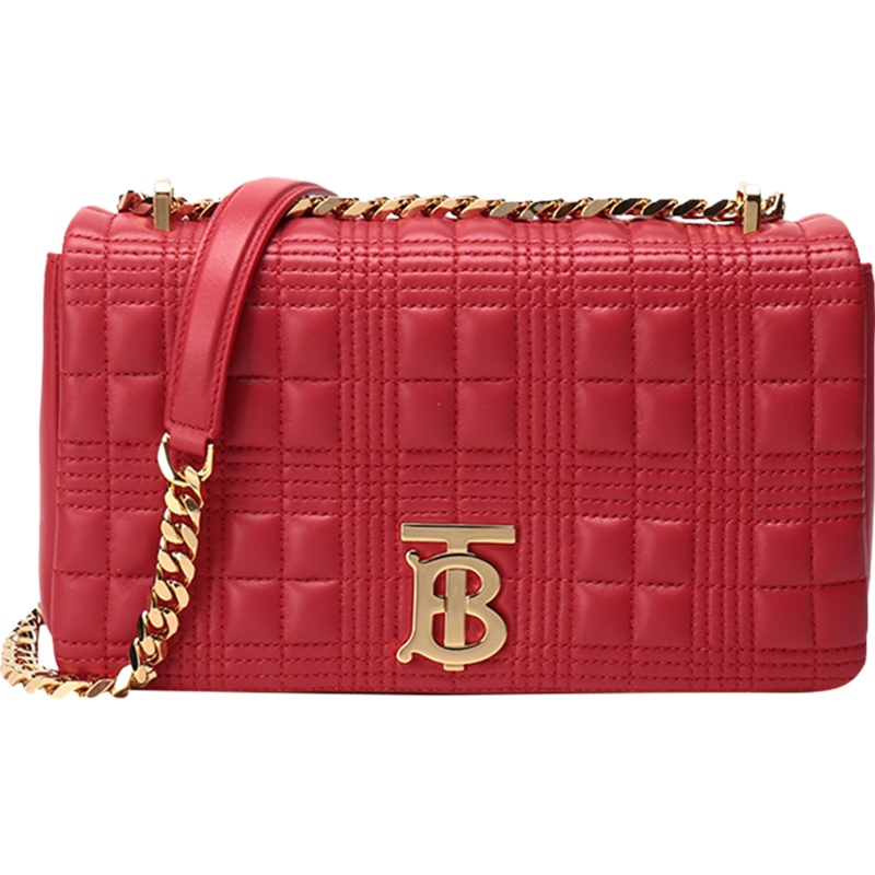 BURBERRY 博柏利 女士皮质Lola小号绗缝萝纳包单肩斜挎包 80208491