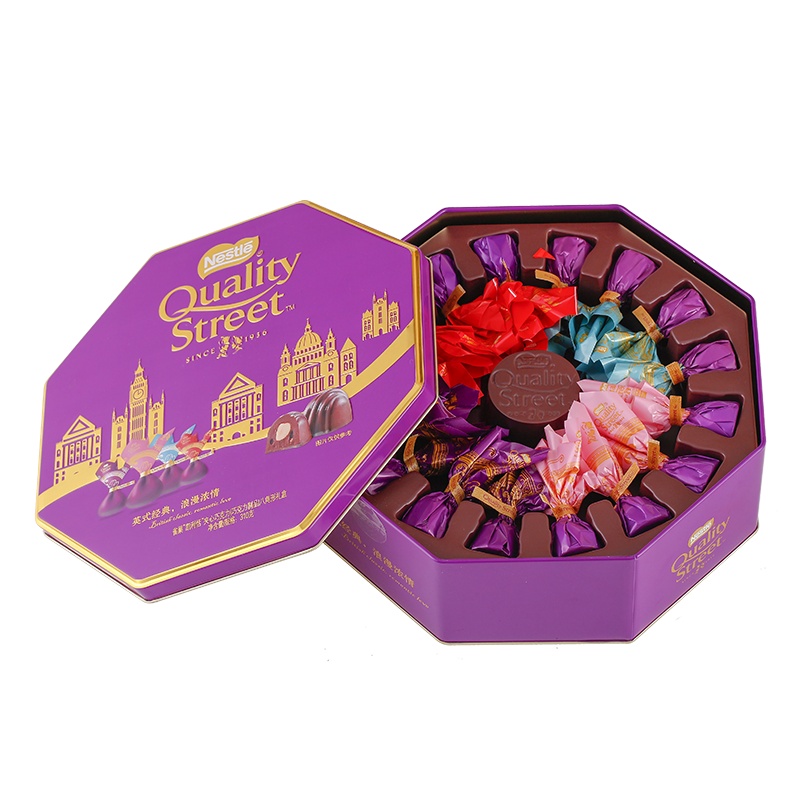 雀巢凯利恬混合夹心巧克力32颗铁罐装