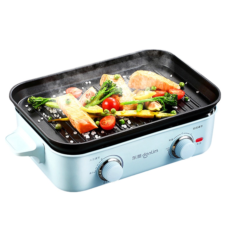 东菱(Donlim)多功能锅料理锅火锅锅炒菜机电炒锅电蒸锅电烧烤锅电火锅蒸锅家用电煮锅 DL-5701