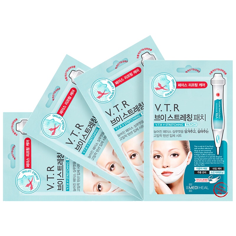 Mediheal 美迪惠尔 下巴V脸护理 贴膜 4片/盒 提拉紧致 可莱丝面膜