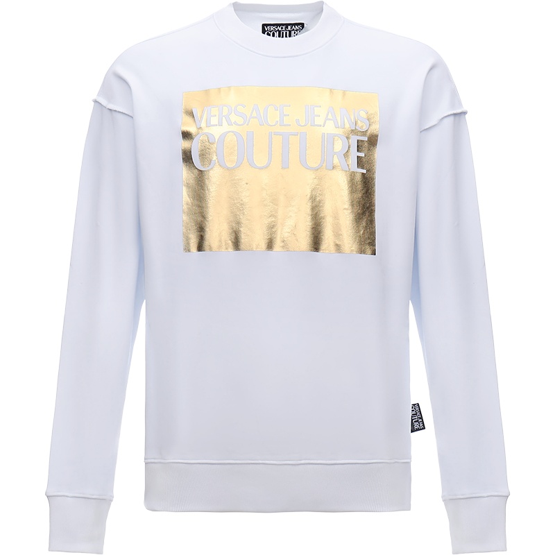 VERSACE JEANS COUTURE 范思哲 男士 棉质圆领长袖卫衣运动衫 B7GVA7TK 30318