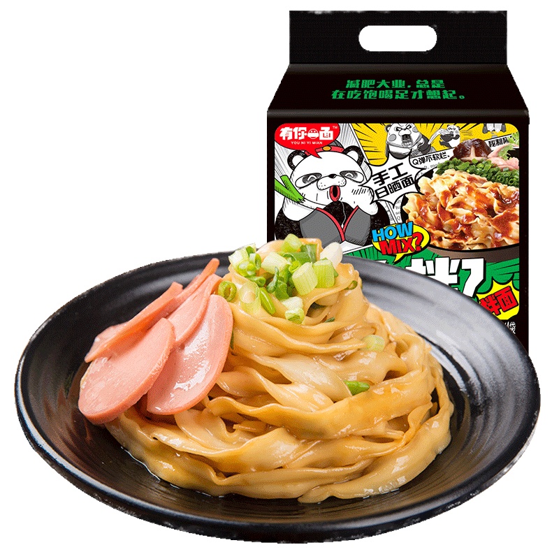 有你一面怎么拌拌面(葱油椒麻面味) 472g(4连包)