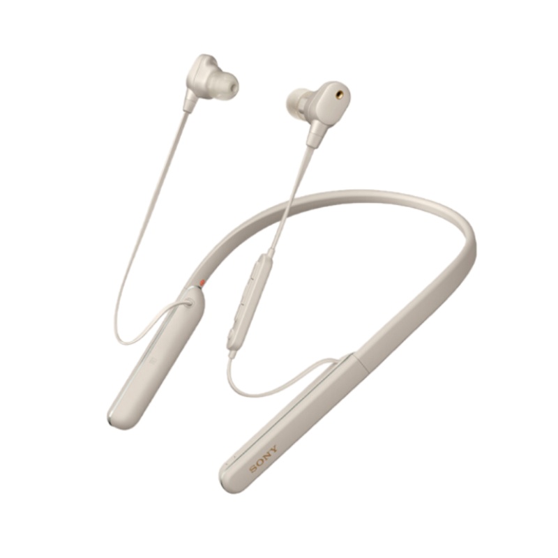 索尼（SONY）WI-1000XM2 颈挂式无线蓝牙耳机 高音质降噪耳麦主动降噪 入耳式手机通话 铂金银
