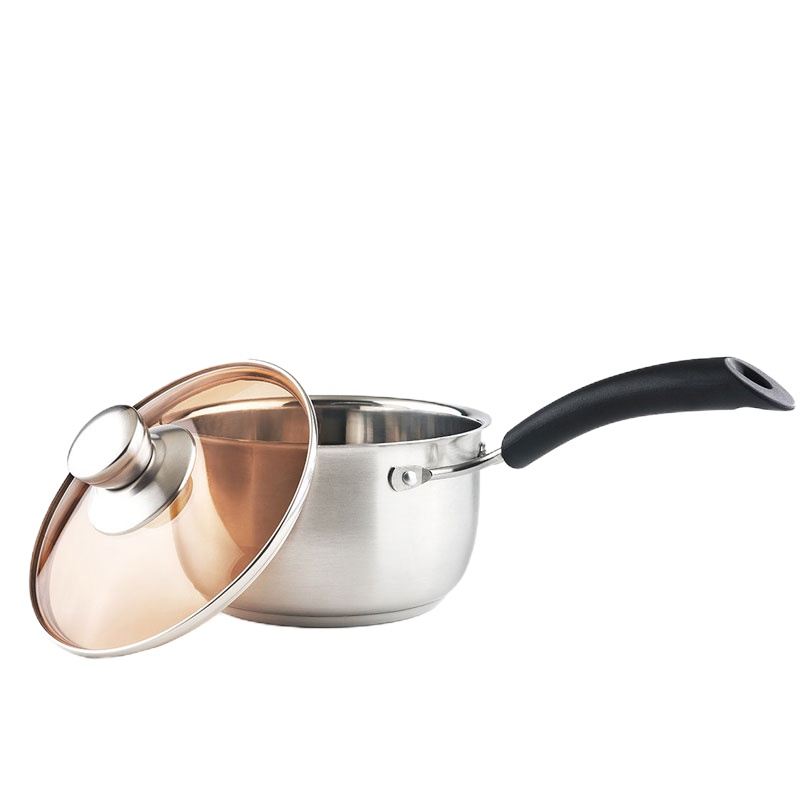 NOKA-20521 18CM不锈钢复底奶锅