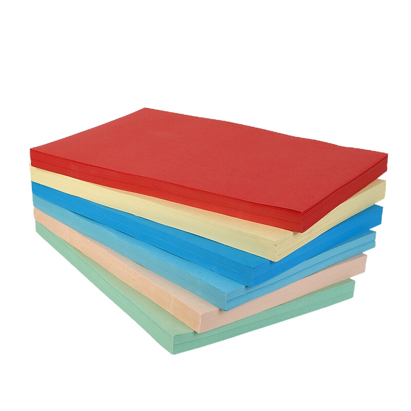 A4彩色皮纹纸(本)