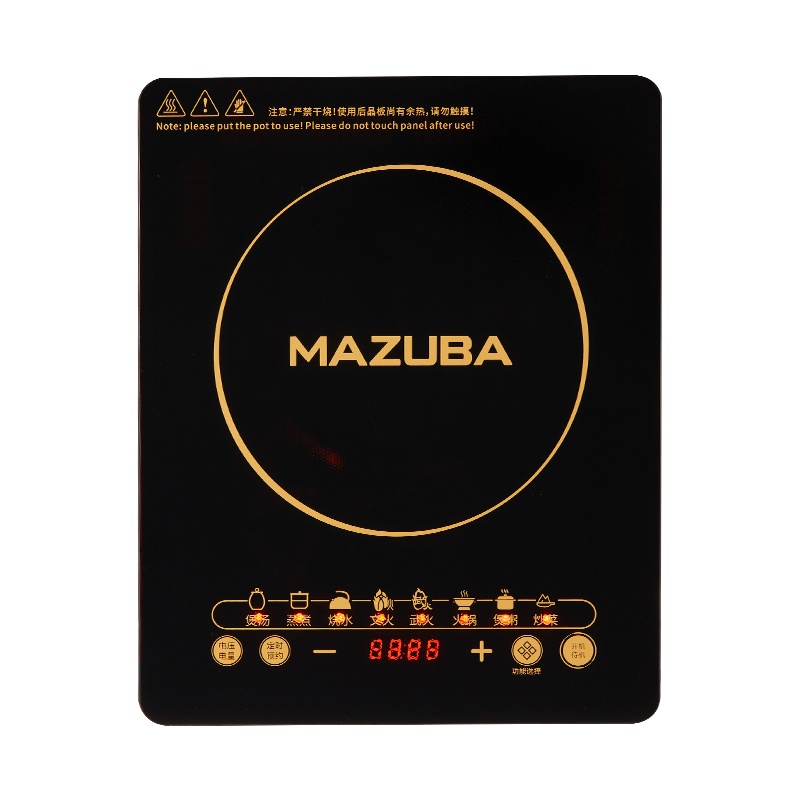 松桥(MAZUBA)电磁炉9档火力家用多功能电磁灶爆炒触控式微晶面板大线盘智能电磁炉MIC-TW2202X