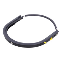 防冲击面屏 防喷溅面屏 防护面罩 耐高温 需搭配安全帽使用 （1只铝制帽弓+ 1只透明面屏）