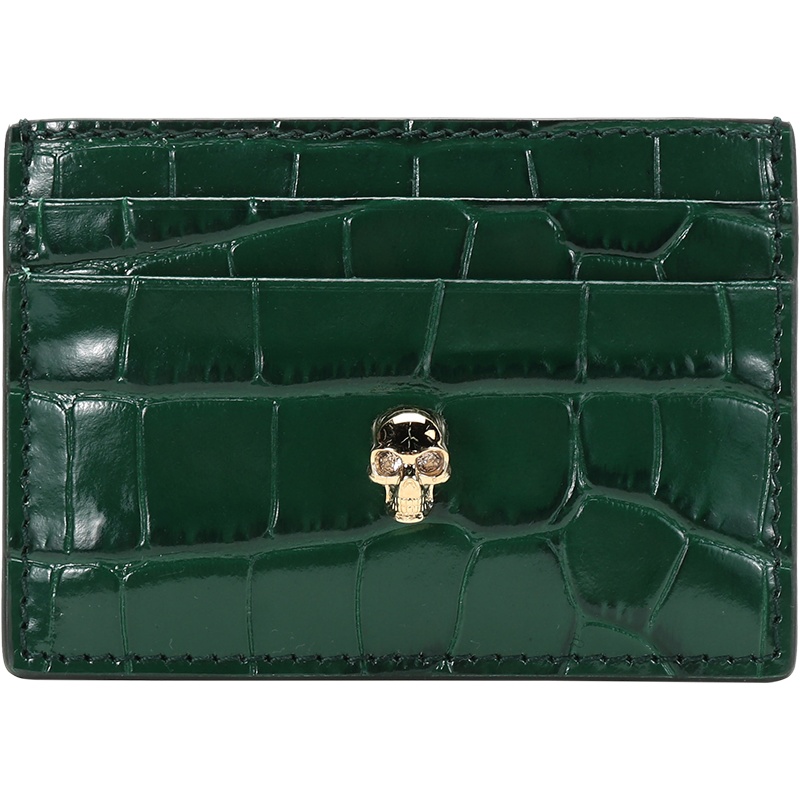 ALEXANDER MCQUEEN 亚历山大·麦昆女士 皮革卡包卡夹 632038 1JMHG