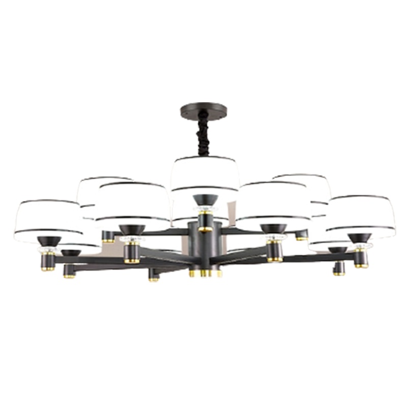 TCL客厅吊灯具现代简约大气轻奢客厅主灯年 组合全屋套餐(ZEm)