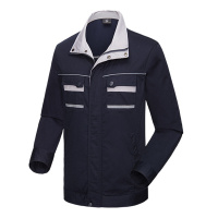 春秋新款舒适透气反光条长袖套装