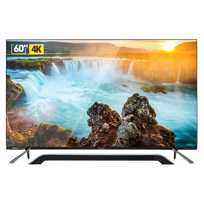 夏普（SHARP）LCD-60SU875A 60英寸超薄4K超高清HDR人工智能网络液晶平板电视机
