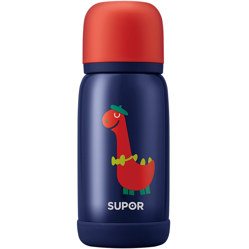 苏泊尔(SUPOR)保温杯儿童可爱真空不锈钢水杯子男女大容量390ml小学生便携水壶KC39DF10保温杯
