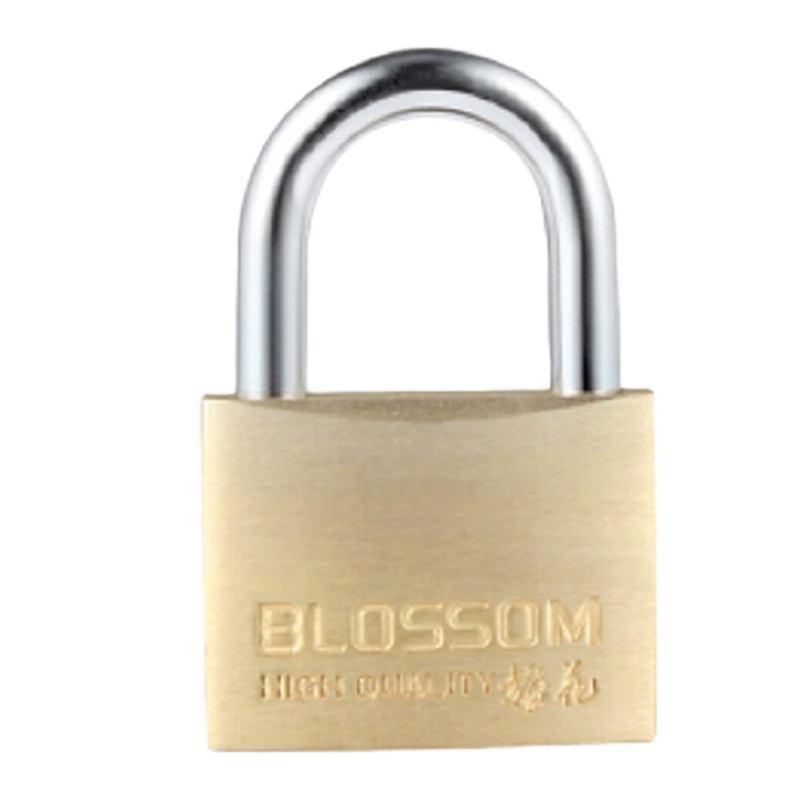 梅花(BLOSSOM)铜挂锁 防水防锈家用锁具 宿舍小挂锁柜门锁