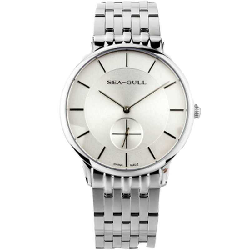 海鸥(SeaGull)手表 纤薄系列机械表白盘男表 816.388