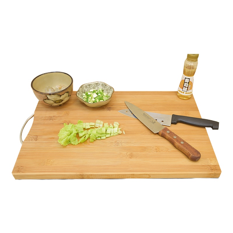 企购优品 竹匠菜板实木竹案板厨房切菜板粘板擀面板家用砧板占蒸板刀板 长70cm 宽45cm 高2cm