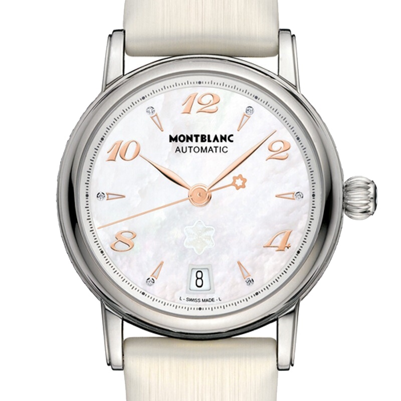 万宝龙(Montblanc)手表明星系列皮带自动机械女士手表U0107119