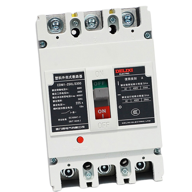 德力西 塑料外壳式断路器 CDM1-250L/3300 100A