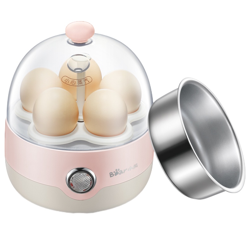 小熊(bear)煮蛋器 ZDQ-2201 橙色蒸鸡蛋羹多功能煮蛋器神器