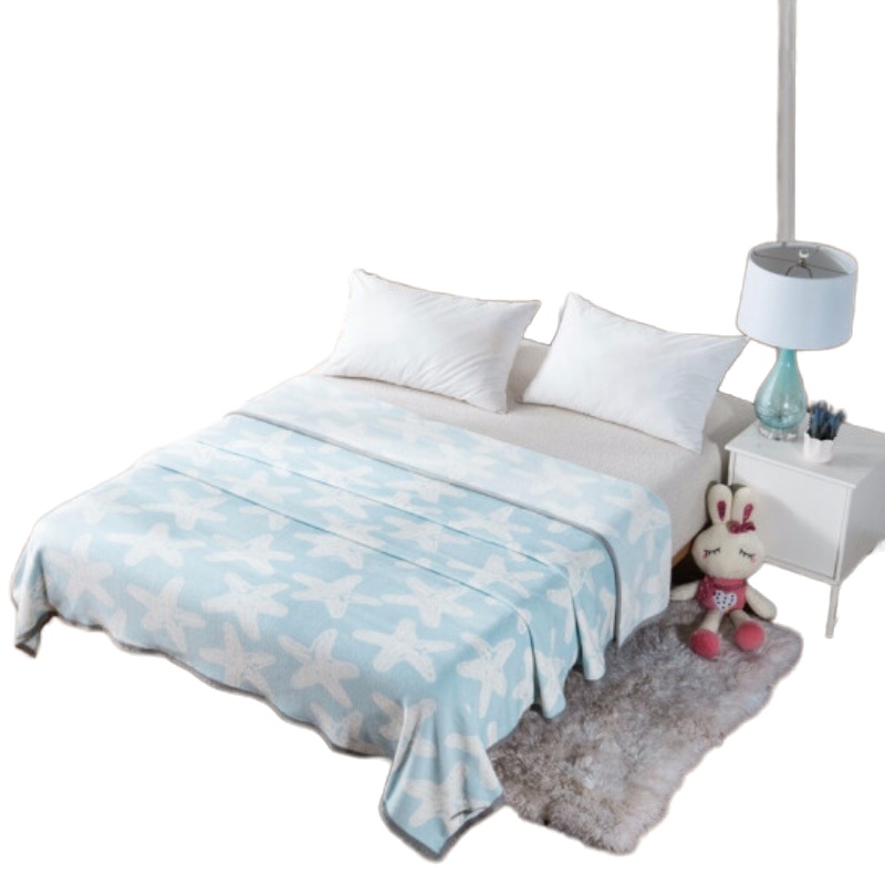 恒源祥彩羊家纺云貂绒/亲肤绒毯150*200 750g