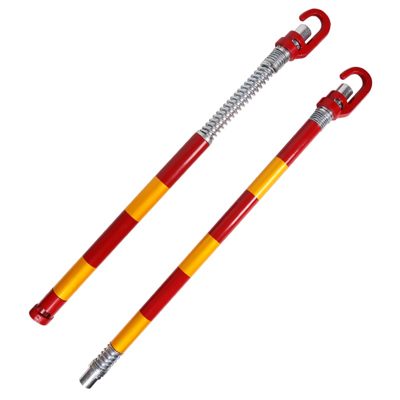 趣行 拖车杆 防追尾牵引杆拖车绳 6吨拖车带缓冲拖车杠 全钢制硬杆越野牵引绳自驾应急救援