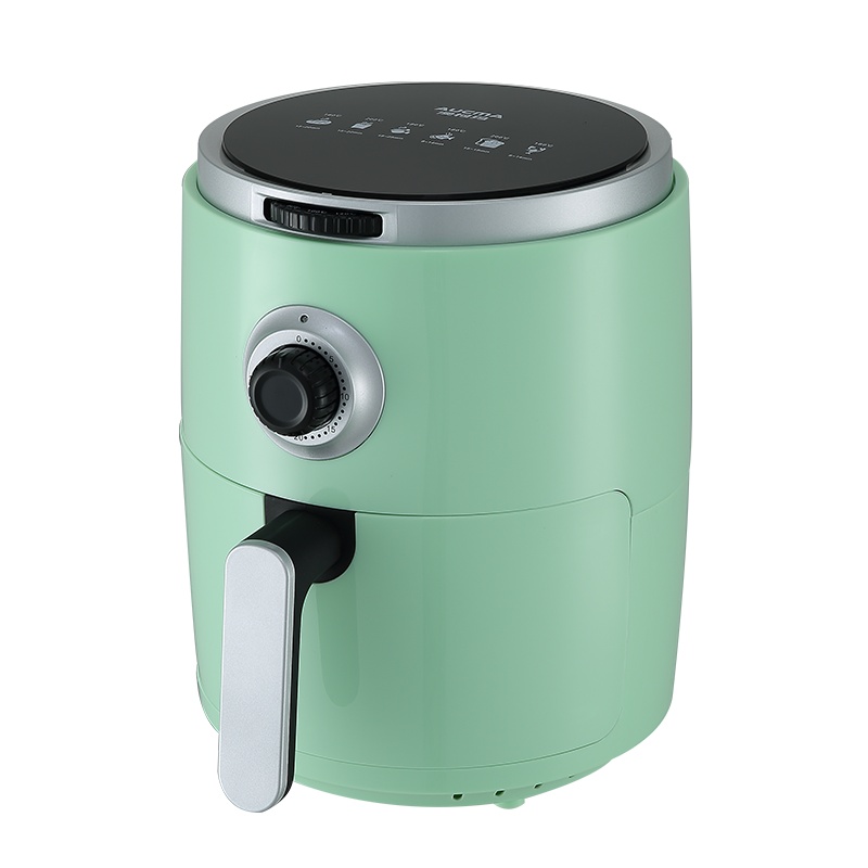 澳柯玛(AUCMA) 电烤炉(空气炸锅)AKZ-3M001宝石绿 3L温度选择智能定时无油煎炸烘焙多功能大容量电炸锅