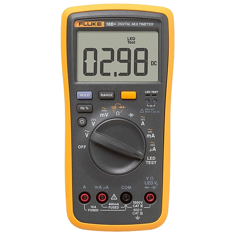 福禄克(FLUKE)F18B+ 数字万用表 掌上型多用表 自动量程仪器仪表