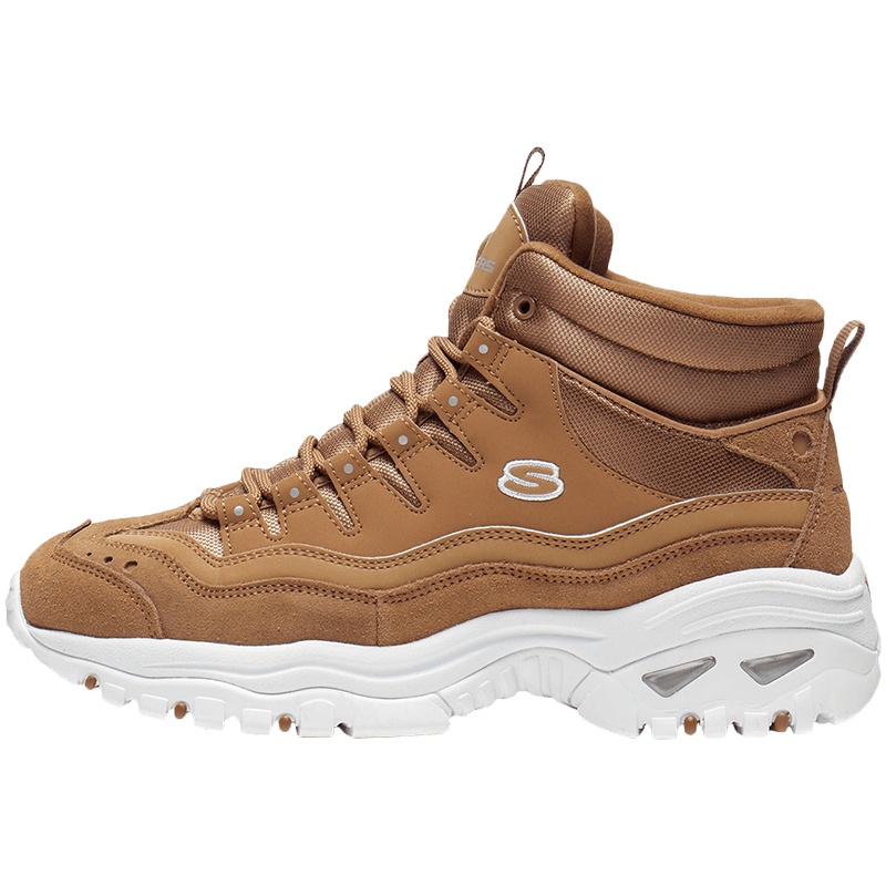 【自营】Skechers斯凯奇女鞋休闲鞋厚底熊猫鞋高帮运动鞋66666246