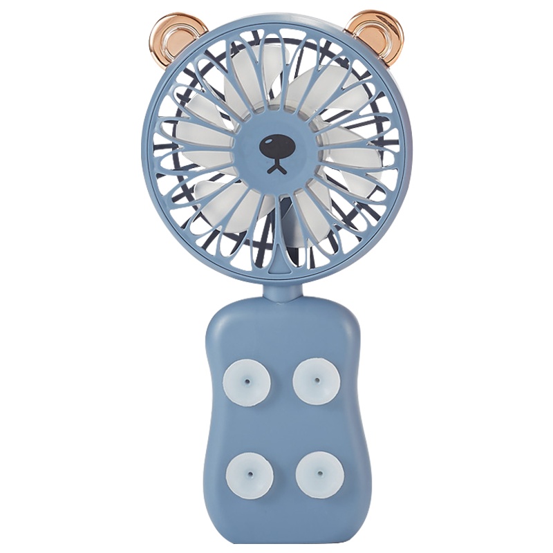 可折叠小风扇usb便携式手持小型随身可充电学生宿舍女桌面办公室桌上手拿握迷你大风力超静音儿童电扇789-4(颜色随机)