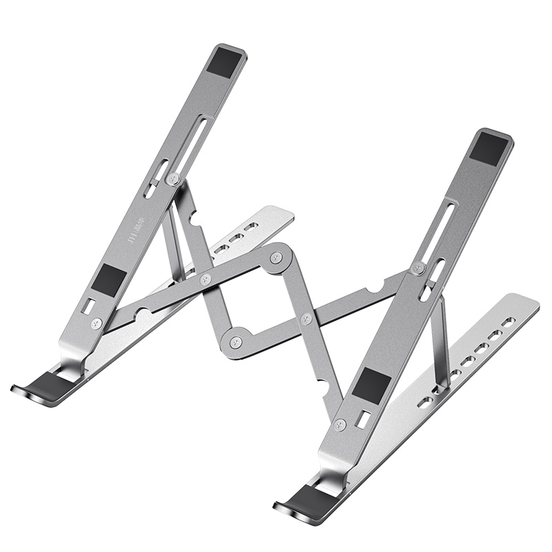 晶华 笔记本电脑支架 铝合金桌面增高托架散热器 折叠便携式苹果MacBook手提底座升降 N550