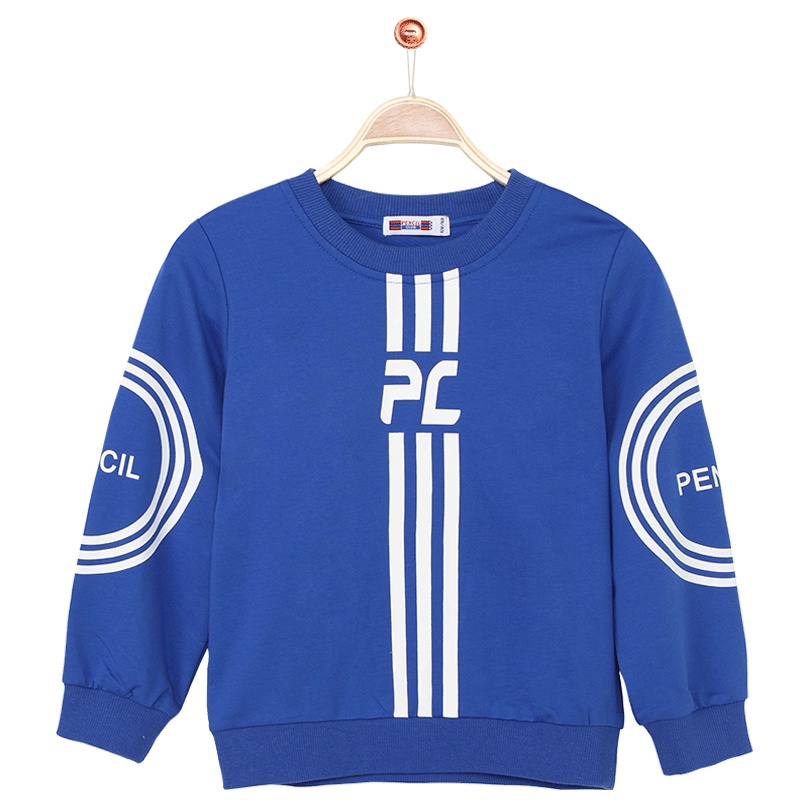 铅笔俱乐部童装2019秋装新款男童圆领T恤中大童上衣儿童长袖上衣