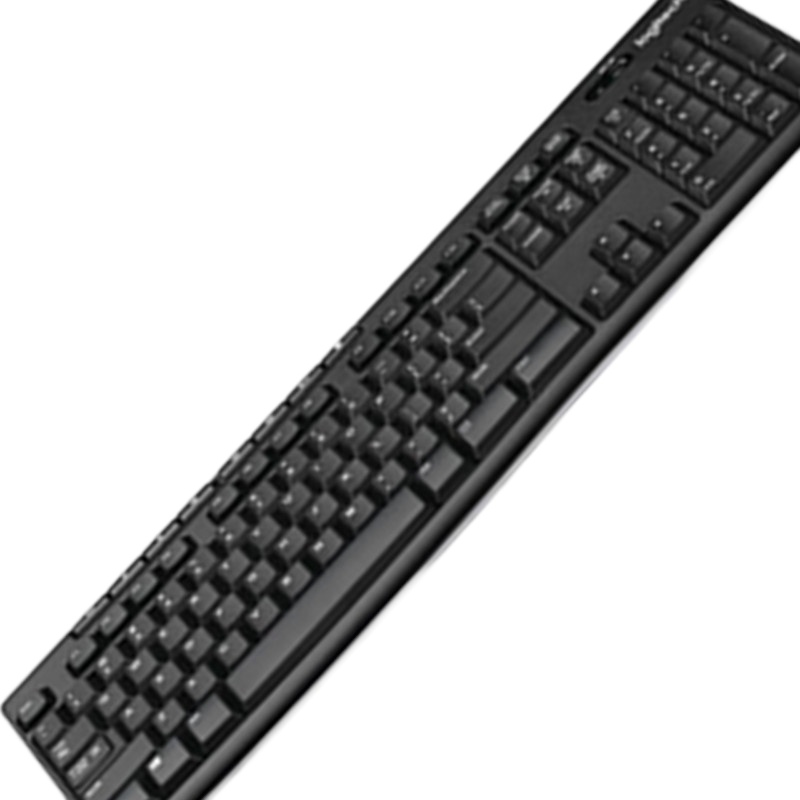 无线键盘多媒体全尺寸便捷舒适键盘无线笔记本台式机办公家用 黑色K270