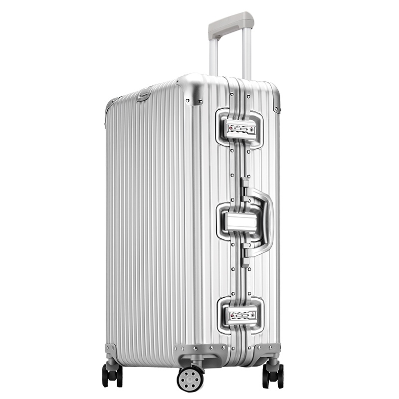 SGG铝框拉杆箱万向轮20寸登机箱学生密码箱韩版小清新行李箱女24寸旅行箱男26寸密码箱皮箱出国托运箱28寸硬箱子