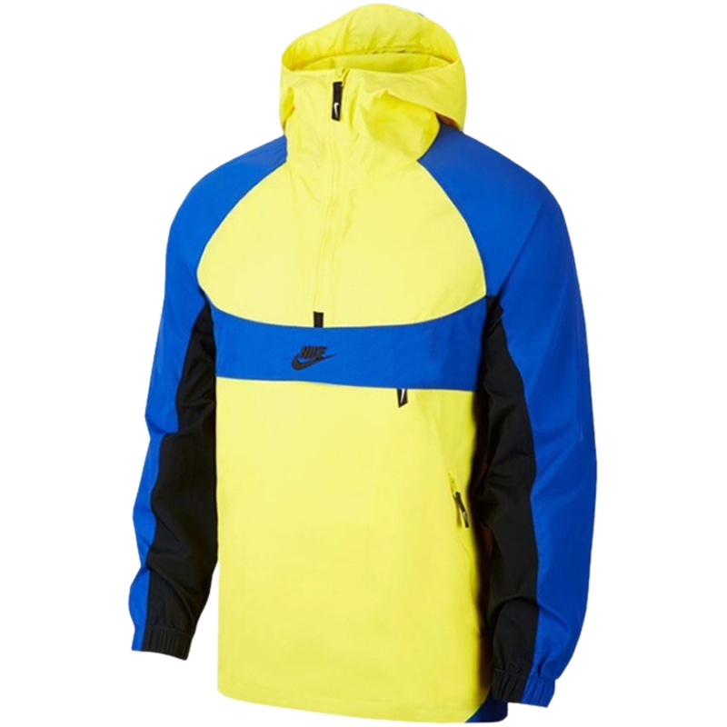 Nike耐克外套男装运动服拼色梭织连帽夹克BV5386-740