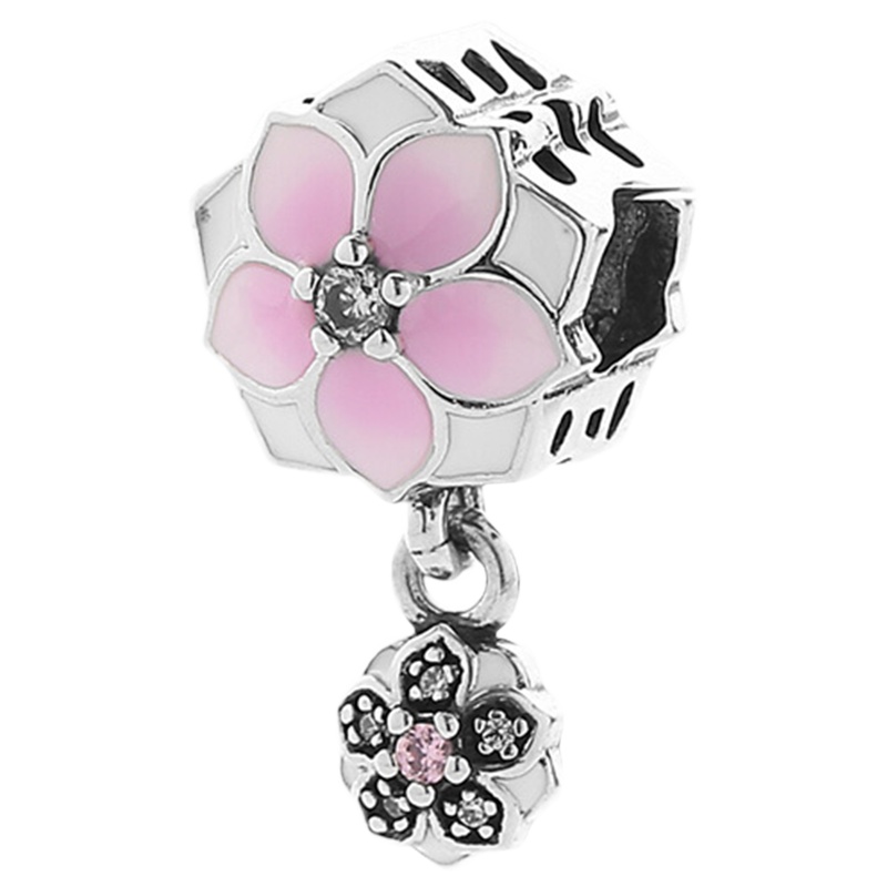 PANDORA 潘多拉 高雅的木兰花吊坠