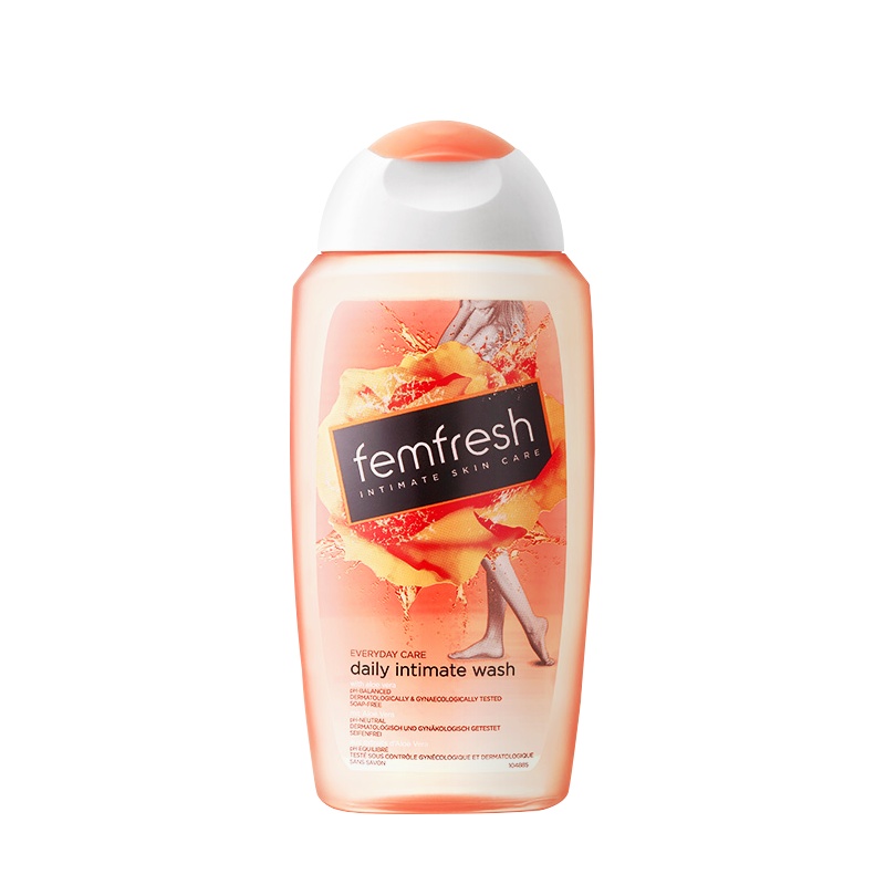 英国芳芯femfresh女性私处日常清洁私部清洗液护理液洋甘菊250ml+蔓越莓250ml