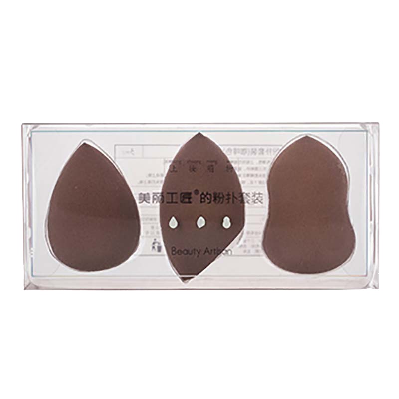 美丽工匠 3个美妆蛋粉扑套装