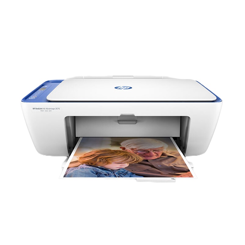 惠普(HP)DeskJet 2676/2677/2678/2679 发货颜色随机 彩色喷墨照片多功能打印一体机 无线学生作业打印 网课 复印 扫描 照片家用手机电脑wifi打印