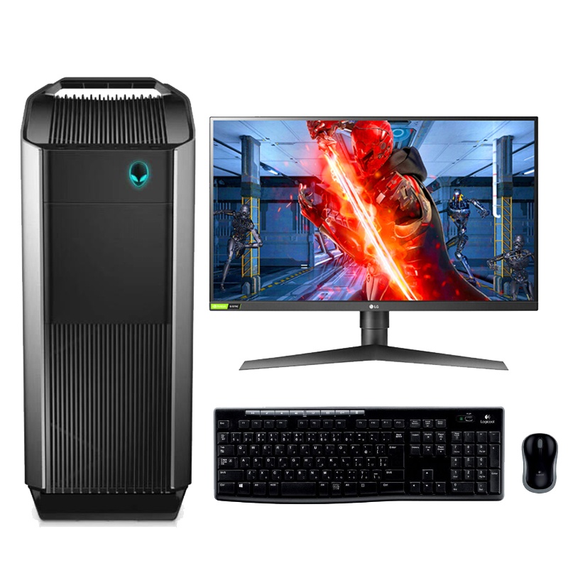 外星人Alienware 台式电脑主机(i9-9900K 32GB 512G固态+ 2TB 11G独显)27英寸电竞显示器 VIVE套装