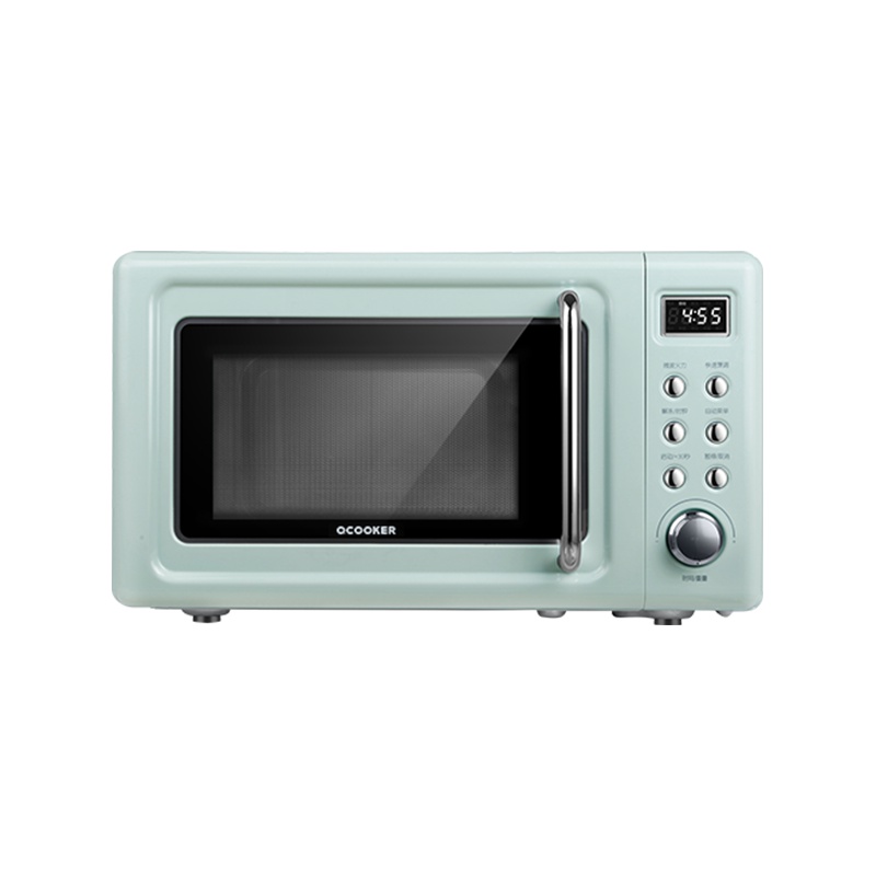 苏宁极物 圈厨 CR-WB01A复古智能微波炉家用转盘式20L（复古绿）