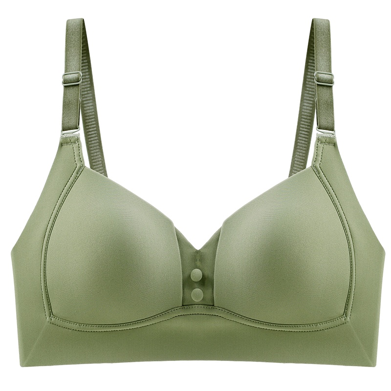 南极人(NanJiren)乳胶内衣女士舒适无钢圈收副乳聚拢文胸薄款大胸显小上托胸罩